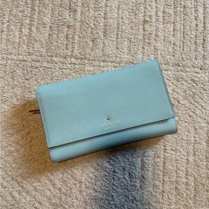 Kate Spade Light Blue Wallet Clutch